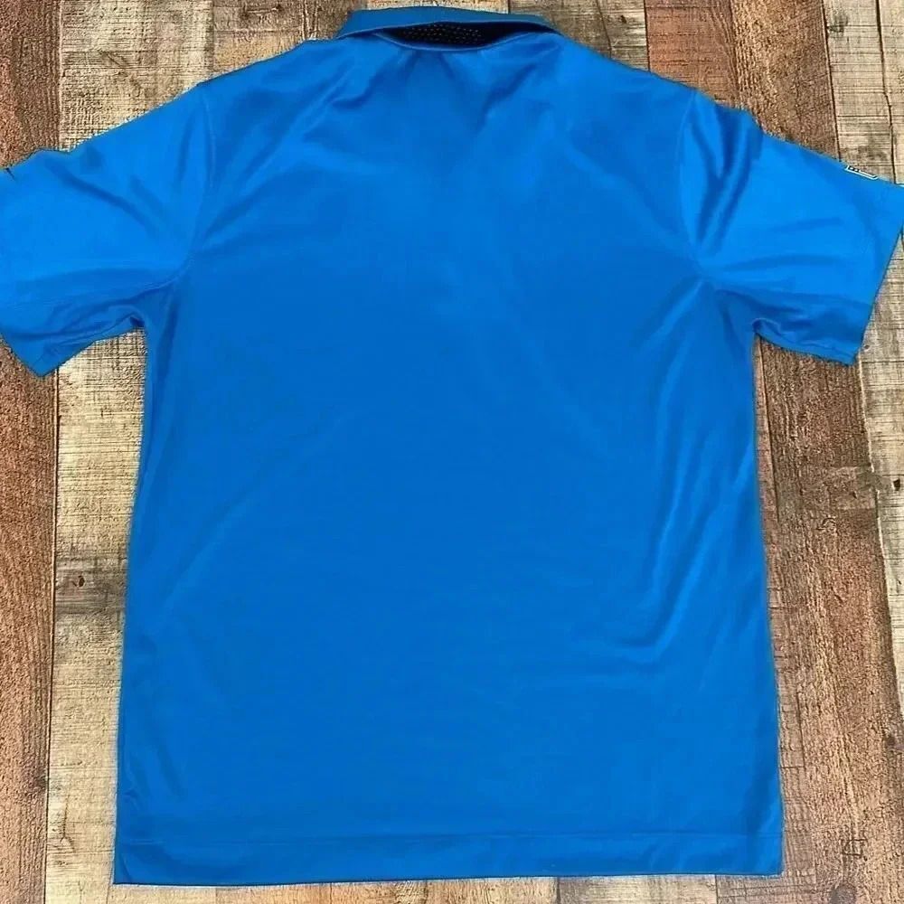 Nike Dri-Fit NFL Carolina Panthers Polo Shirt - Picture 8 of 9